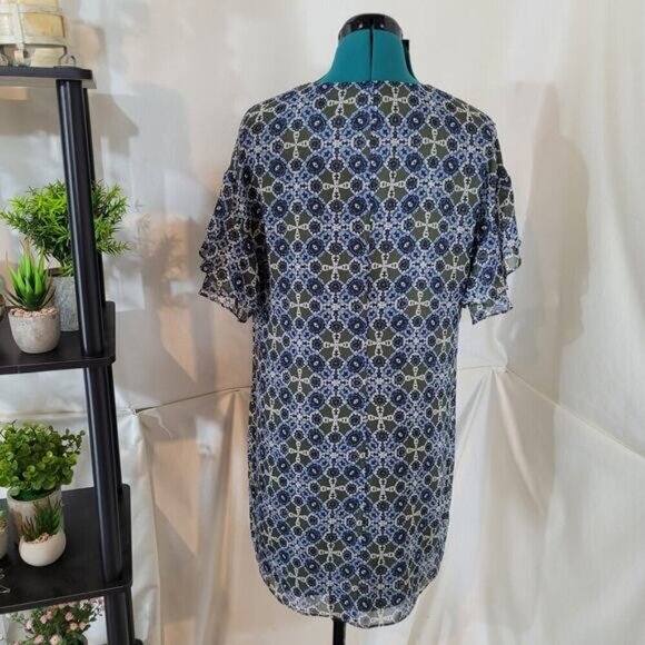 Highline Collective Multi Kaleidoscope Shift Dress -‎ Size Large - Picture 4 of 9